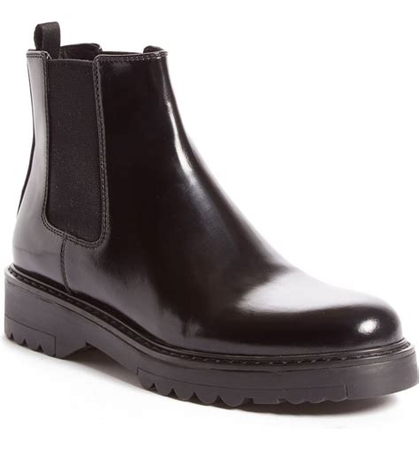 women's prada lug chelsea boot|Prada wingtip ankle boots.